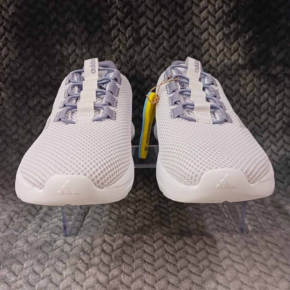 Adidas Cloudfoam Comfort Low Sneakers Women Shoes Dash Grey white Size 9 - Picture 4 of 10